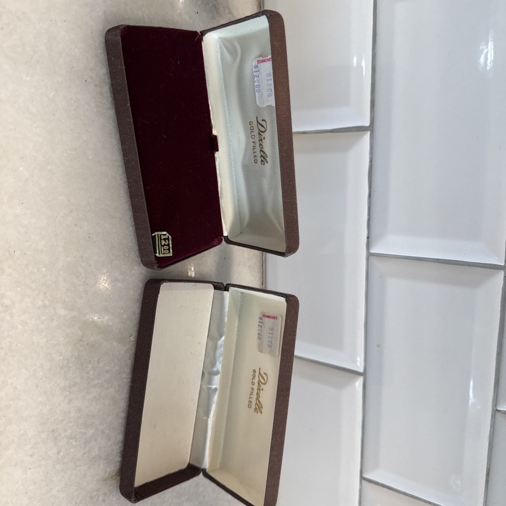Set Of 2 Vintage Dixelle‎ Jewelry Boxes